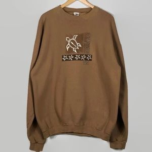 Ody Sea Aquarium Sea Turtle Sweatshirt Top